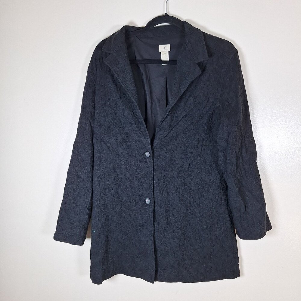 j Jill Black dress jacket size 10